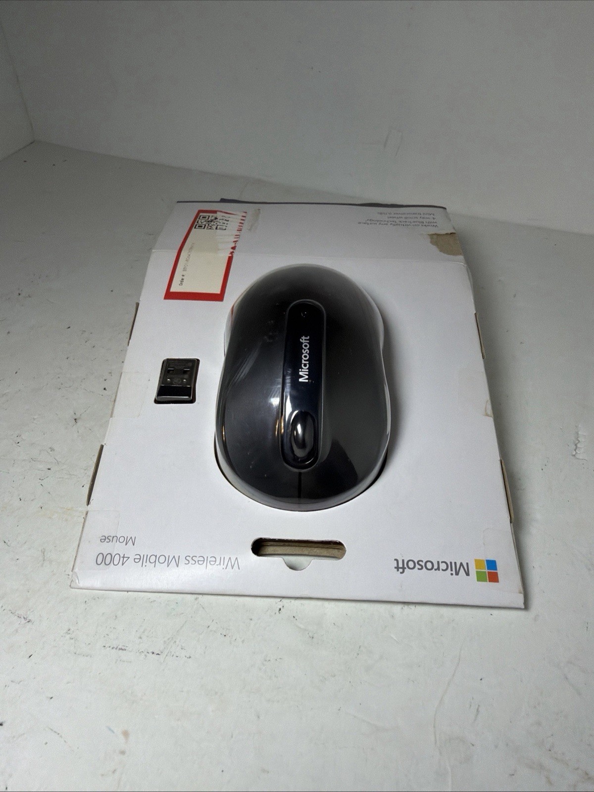 Microsoft Wireless BlueTrack Mobile Mouse 4000 NEW SEALED Black Model 1383