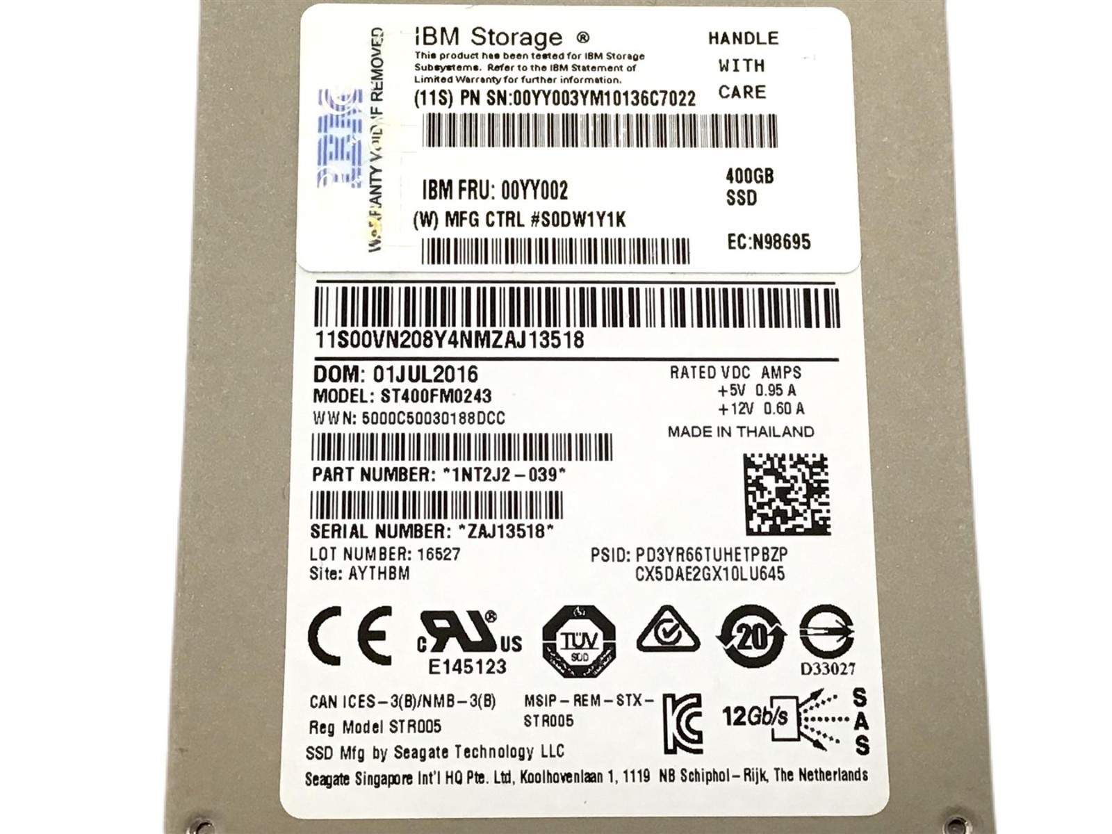 400GB SAS SSD Seagate 2.5″ Nytro 1200.2 Server SSD Drive 12Gbps eMLC 10DWPD