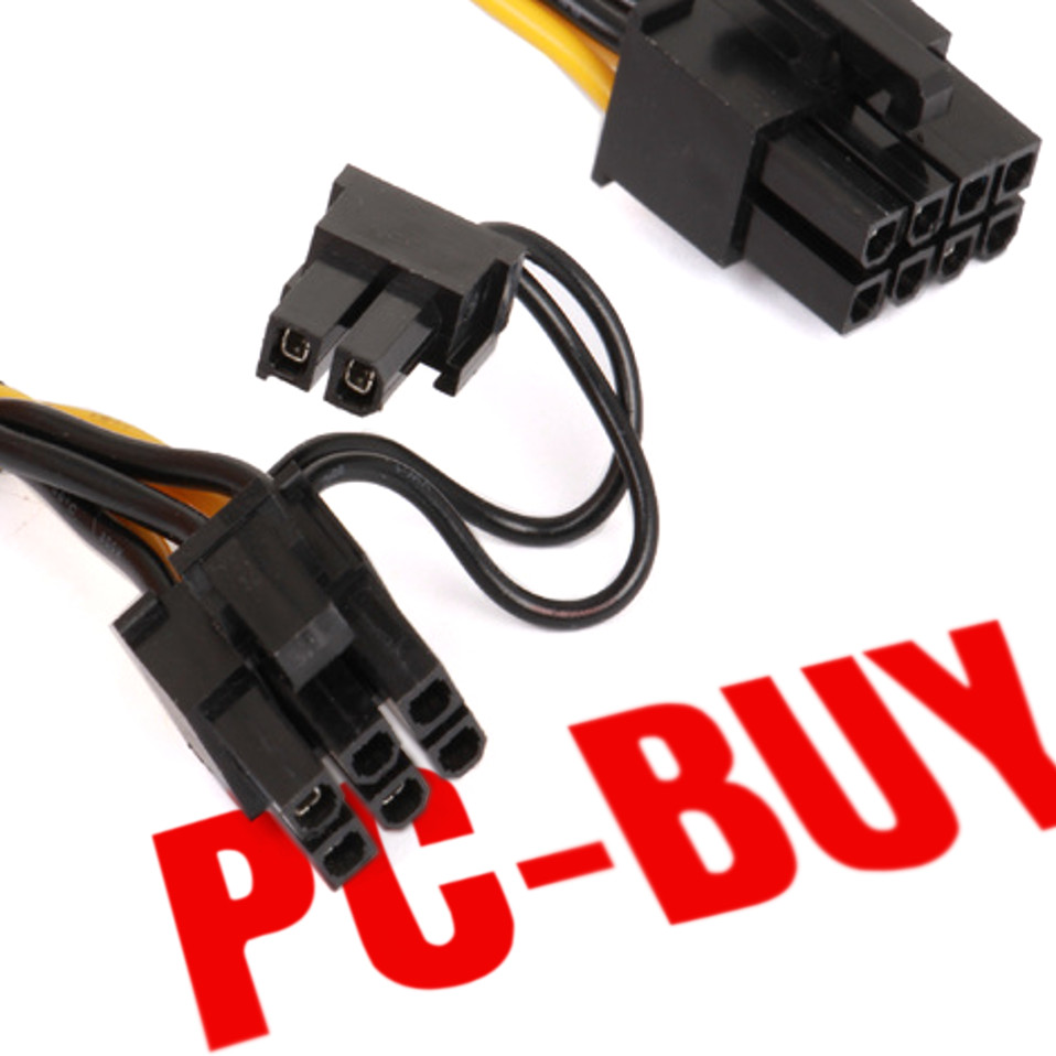 8 Pin to 6+2 Pin GPU Adapter Cable | from DELL T5820 & T7820 | 76VYK / G3W07