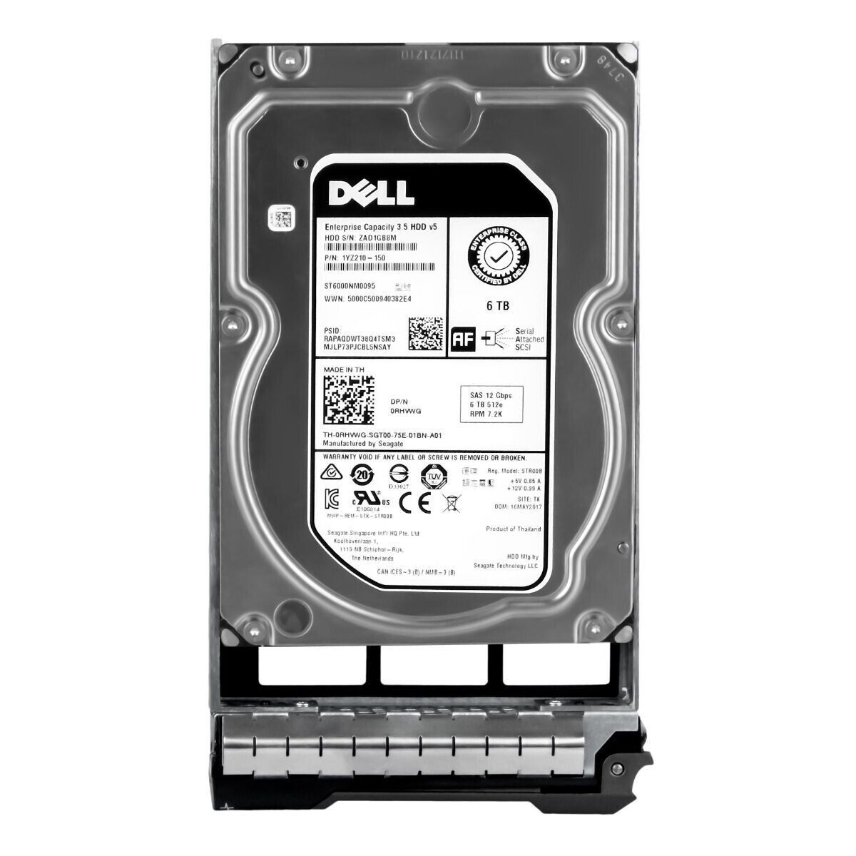 DELL Enterprise Plus 6TB SAS 3.5″ inch 512e HDD 0MM81X MM81X ST6000NM0095