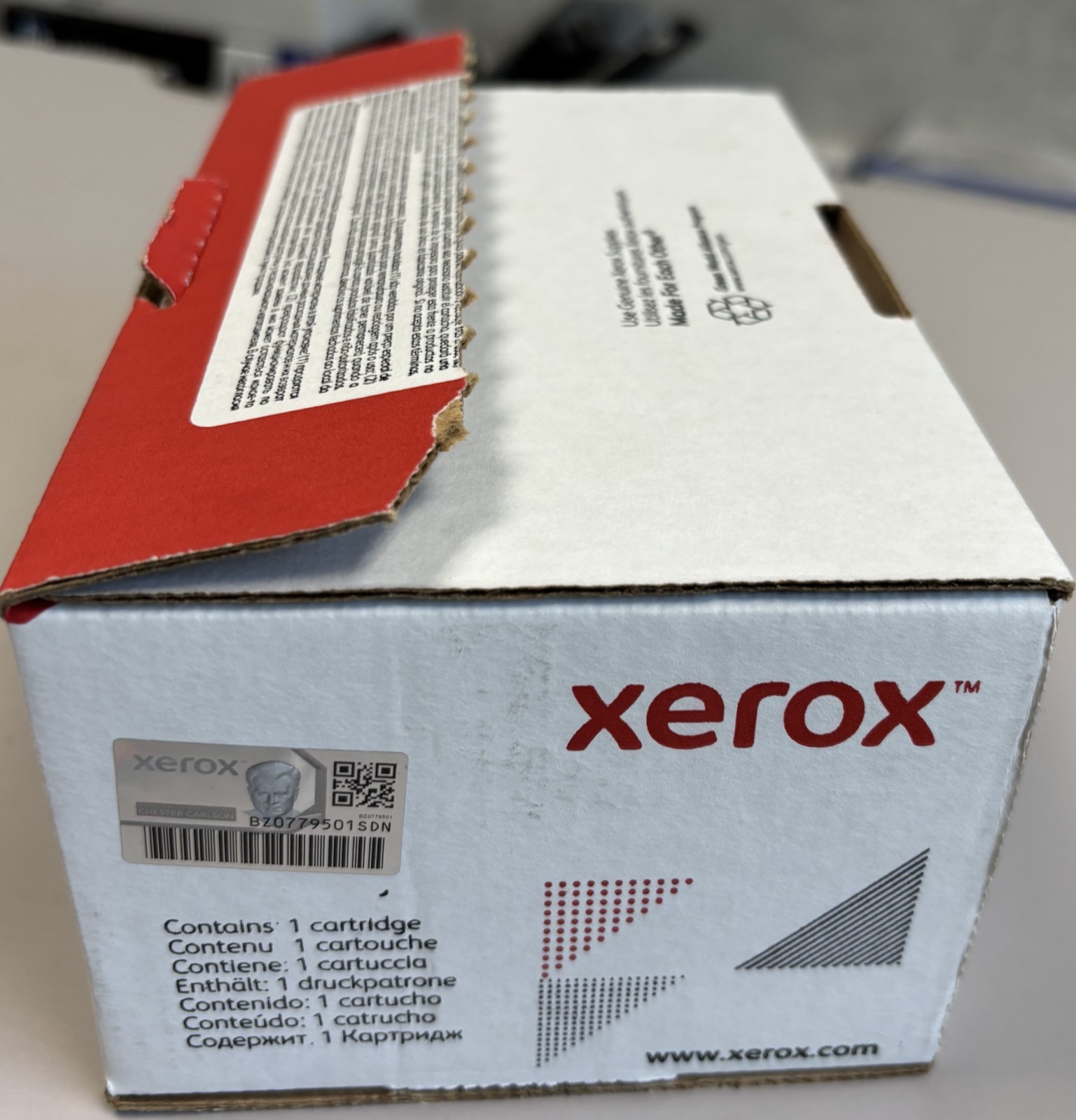 Xerox Genuine 006R04686 High Capacity Cyan Toner OEM C410 C415 OB / Sealed Bag