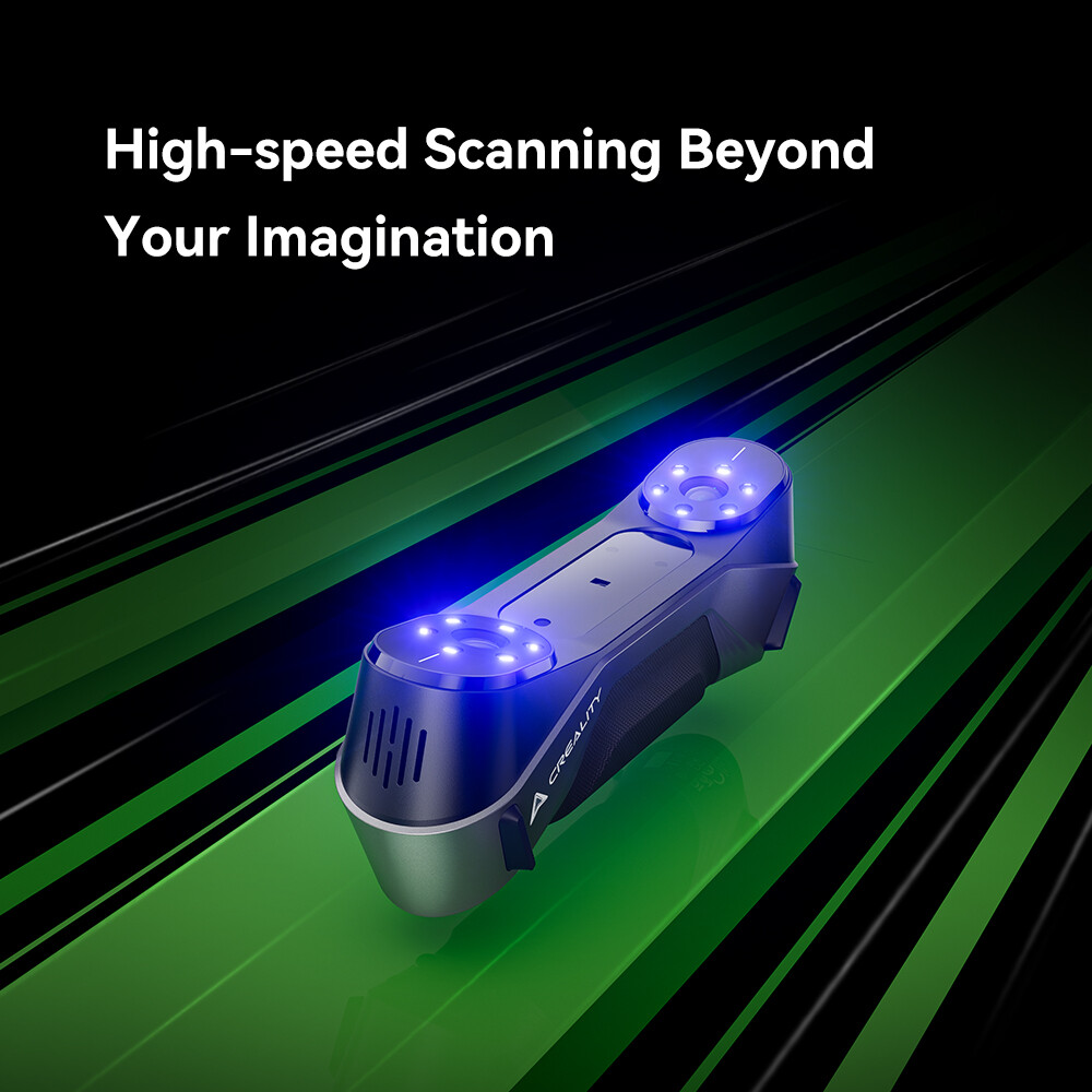 [USED] Creality Raptor 3D Scanner 5-2000mm Range 60FPS Blue NIR Consumer