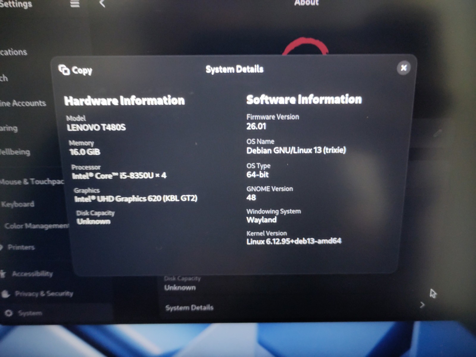 Libreboot ThinkPad T480s | i5-8350U | 16 GB RAM | 256 GB SSD