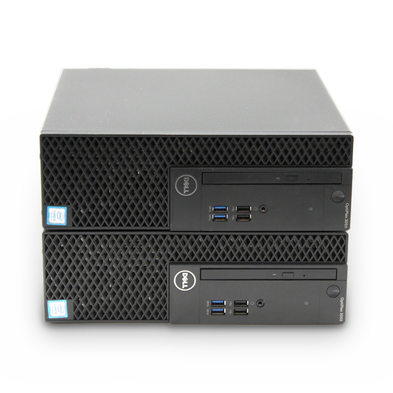Lot of 2 Dell OptiPlex 3050 SFF i5-7500 3.4GHz 8GB No Drive, OS, Power Cord