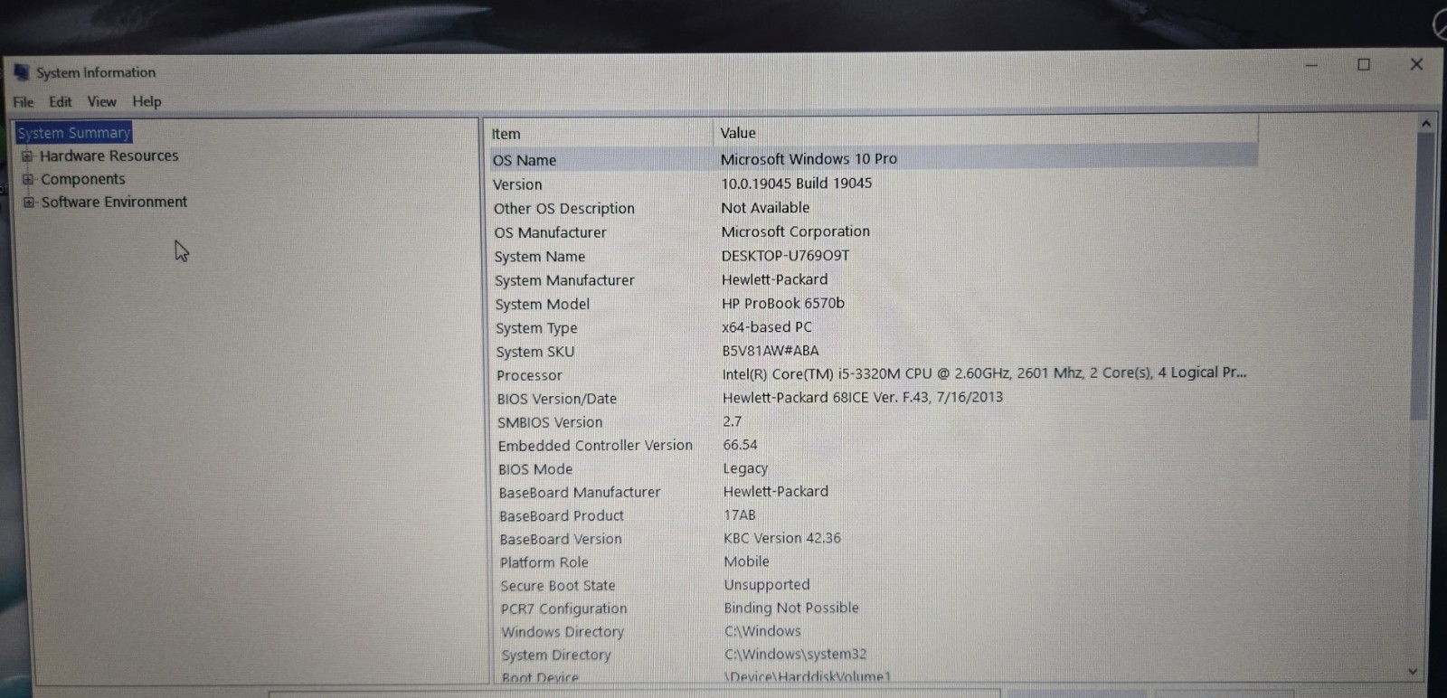 HP PROBOOK 6570B 15.6″ Laptop Intel Core i5-3230M 2.60GHz 250GB SSD 8GB DDR3