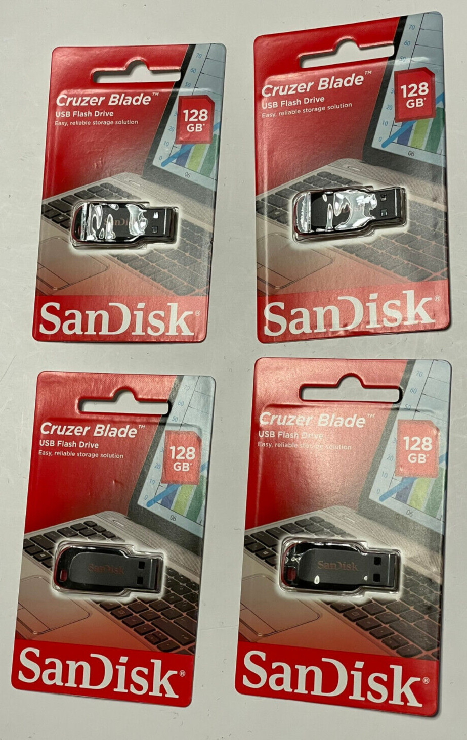 SanDisk Cruzer Blade 128GB USB Flash Drive – SDCZ50-128G-B35