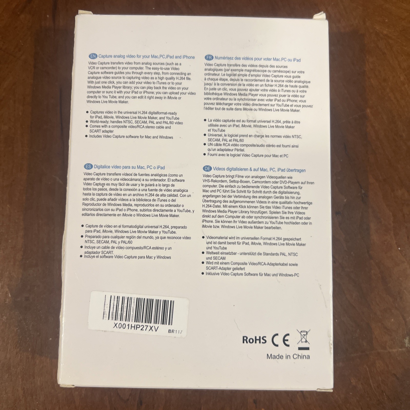 DIGITNOW USB 2.0 Video Capture Card Device Converter, Easy to Use Capture, Edit