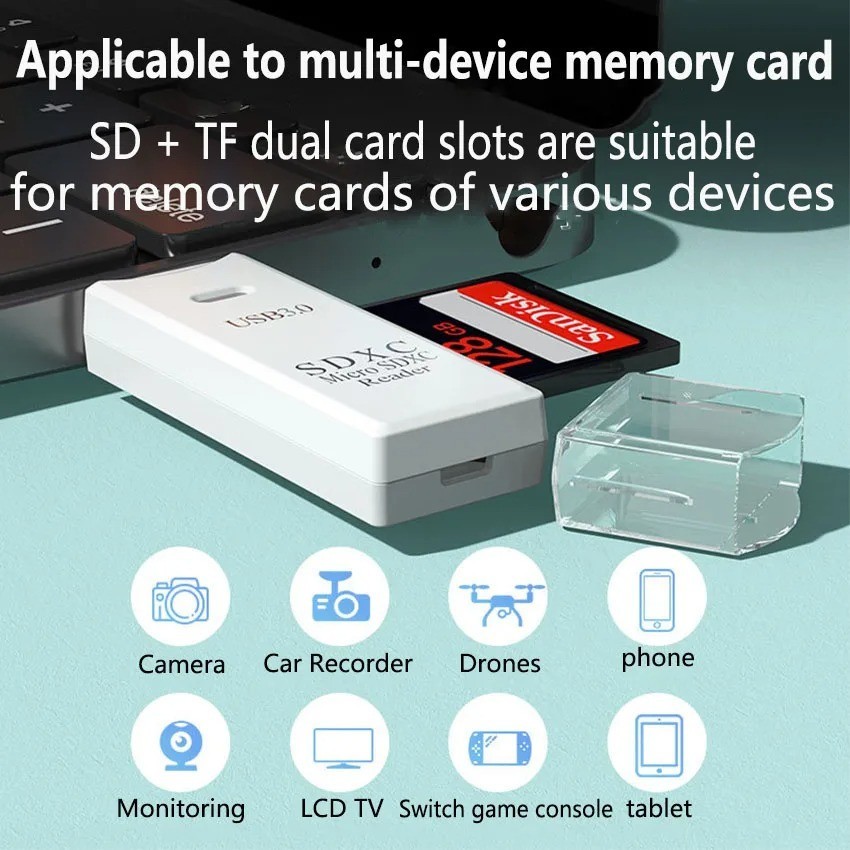 USB 2.0/3.0 Micro SD SDHC TF Card Reader Memory Adapter for PC Laptop Camera lot