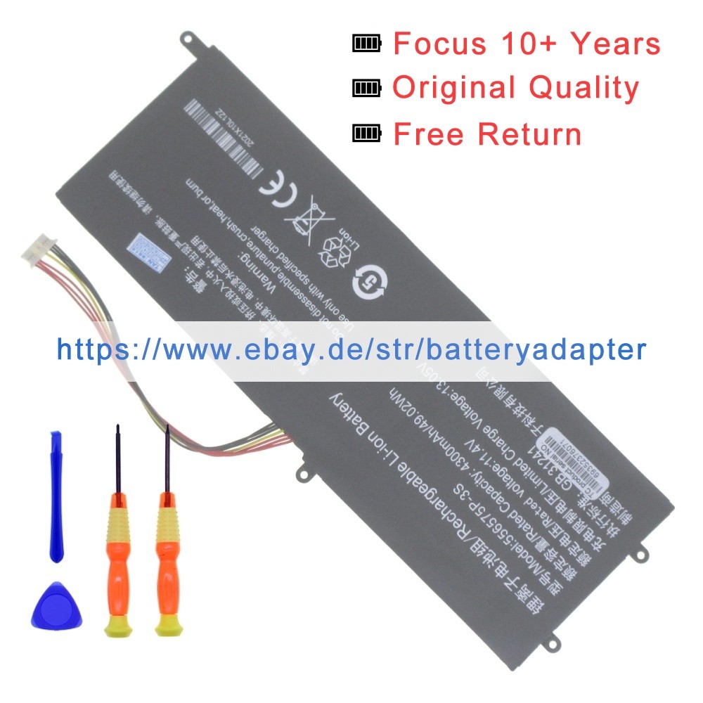 Original New 556575P-3S Battery for TECLAST TBOLT F15 Pro INTEL N5095A laptop