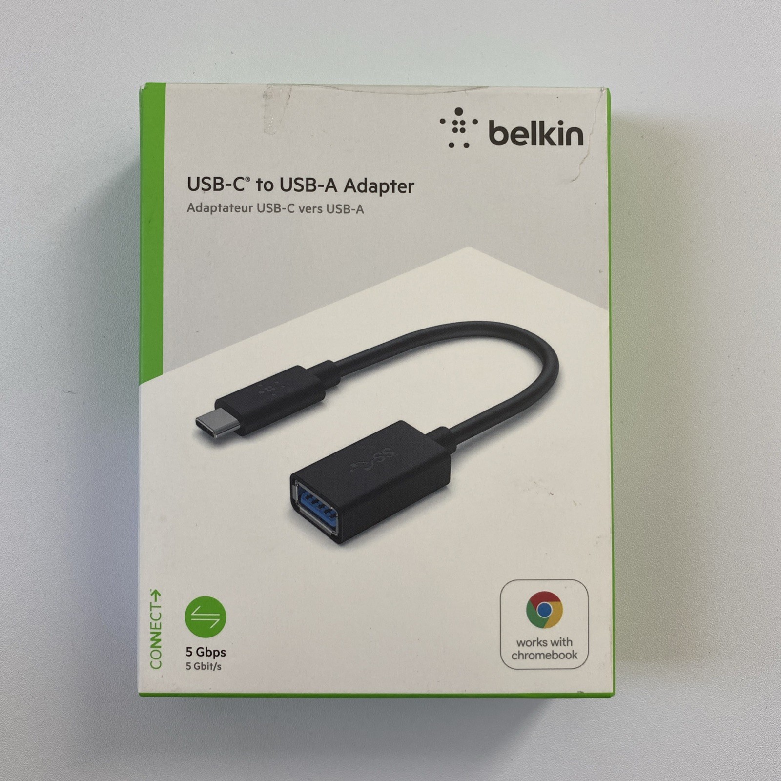 Belkin – USB-C to USB-A Adapter – USB-C 3.0 – 5Gbps transfer speeds
