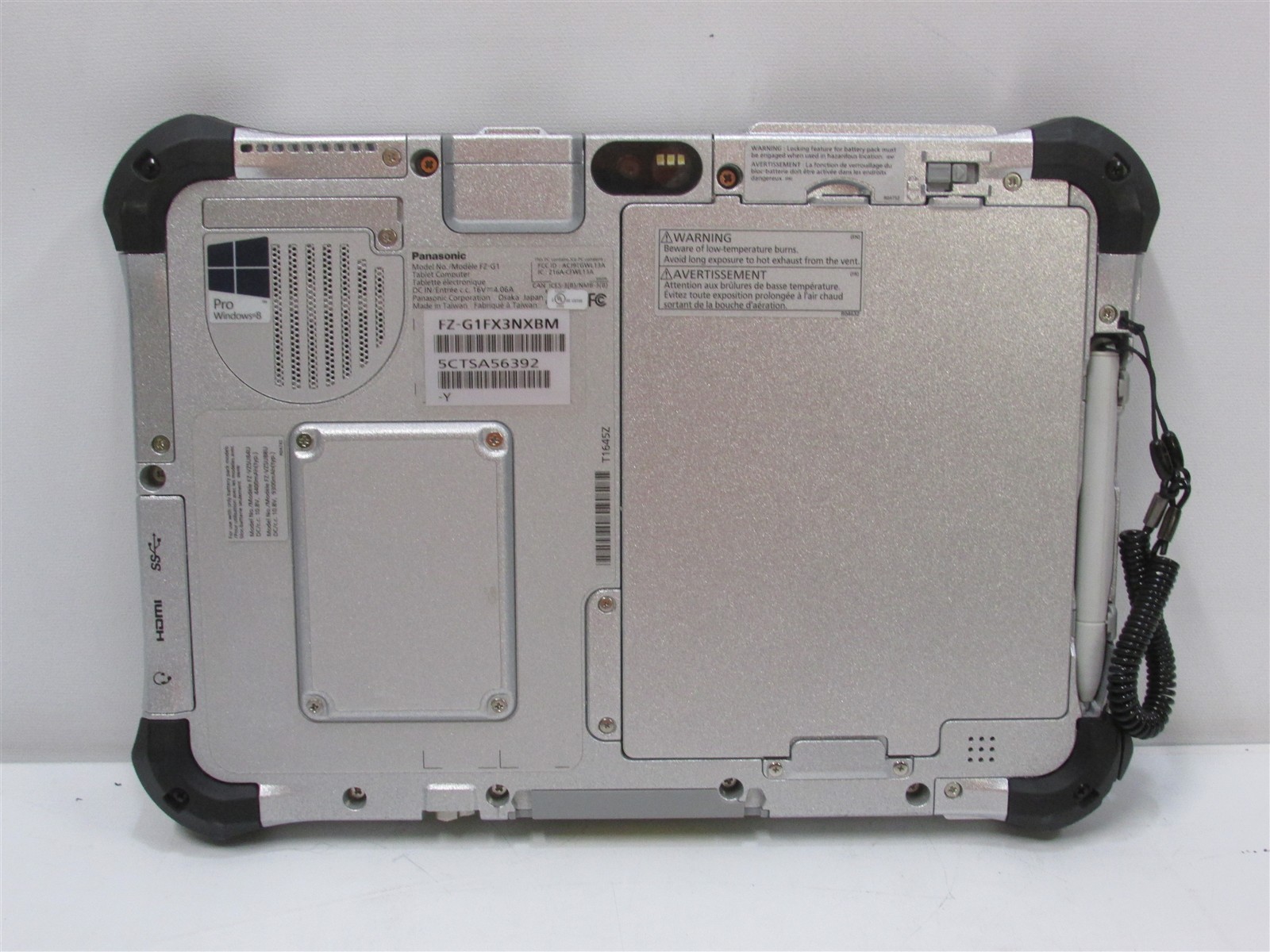Panasonic Toughpad FZ-G1 MK2 i5-4310U 2.0GHz 8GB RAM 128GB 10″ Windows 10 Pro