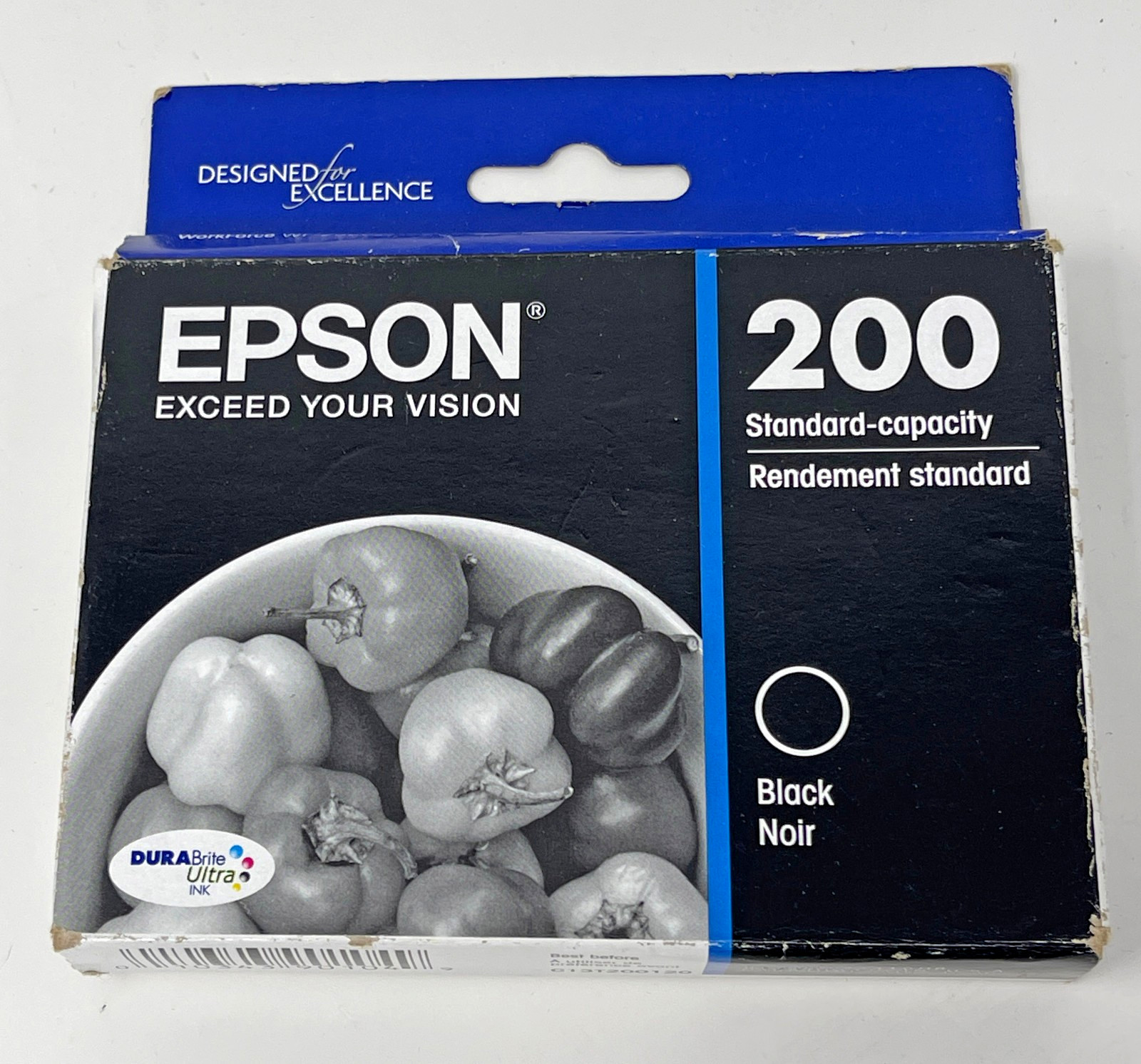 EPSON 200 Standard Black Genuine Original Ink Cartridge February 2026 New