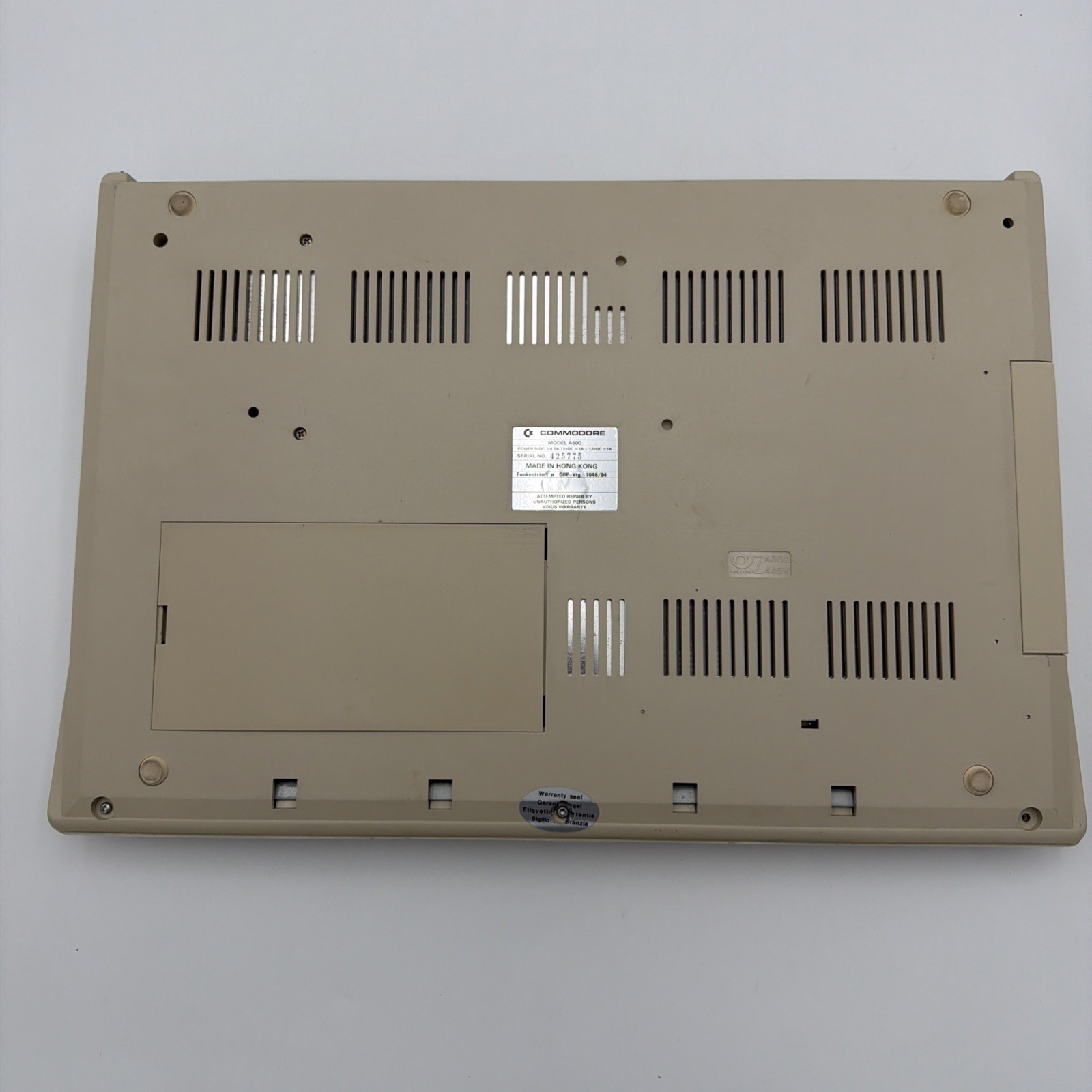 Commodore Amiga 500 A500 Rev 6A 1MB Kickstart 1.3 Tested Computer Only