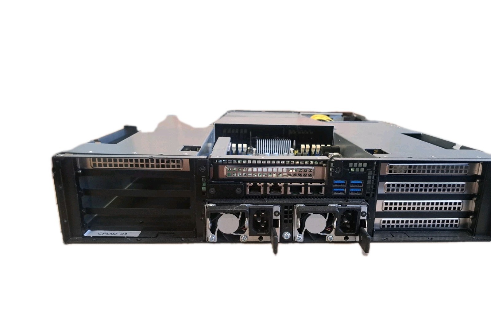 2U 8 GPU Server Xeon 4215r Silver 0 48 96GB 2x2000W Advanteh 8 single 4 dual AI