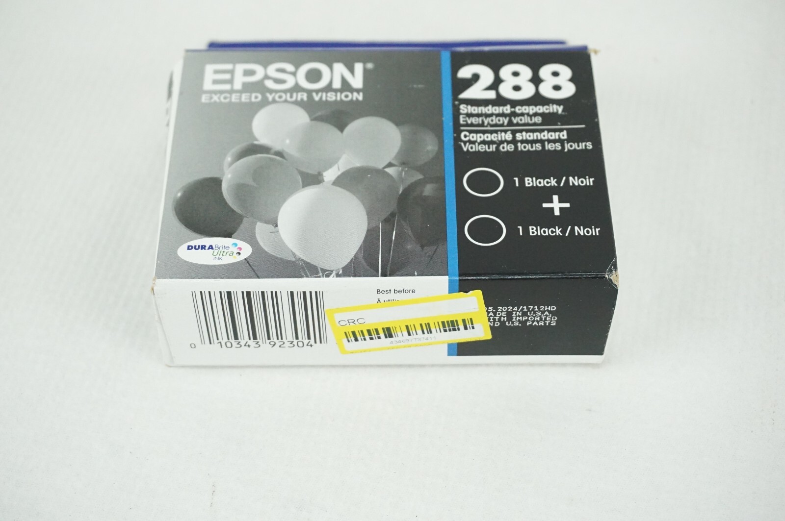 Epson 288 Standard Capacity Black Ink Expired 2024
