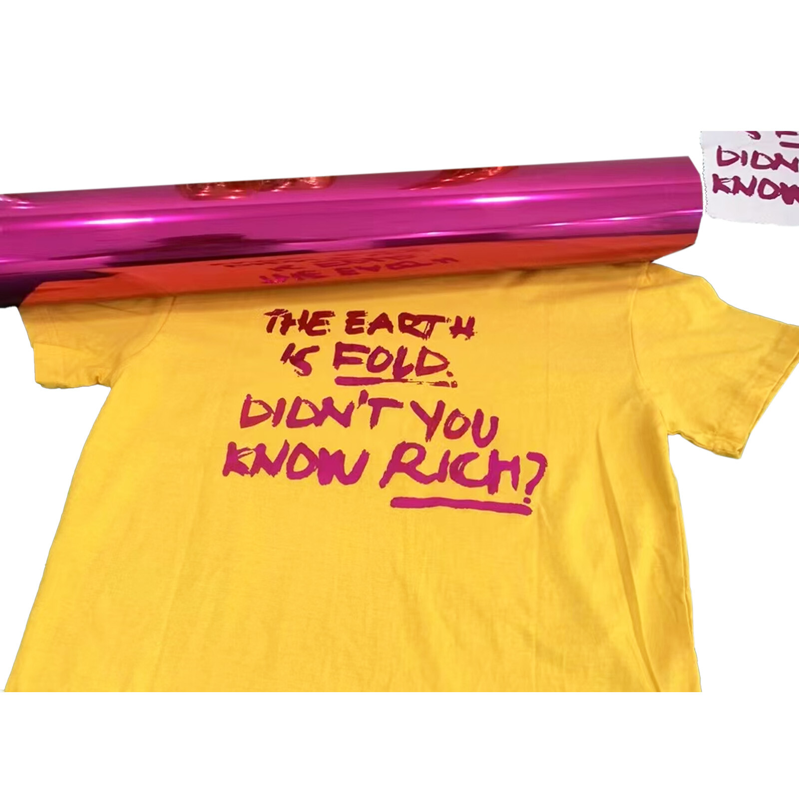 Wholesale 24in x 32.8ft DTF Hot Pink Film Roll 24in x 164ft Roll Cold Peel