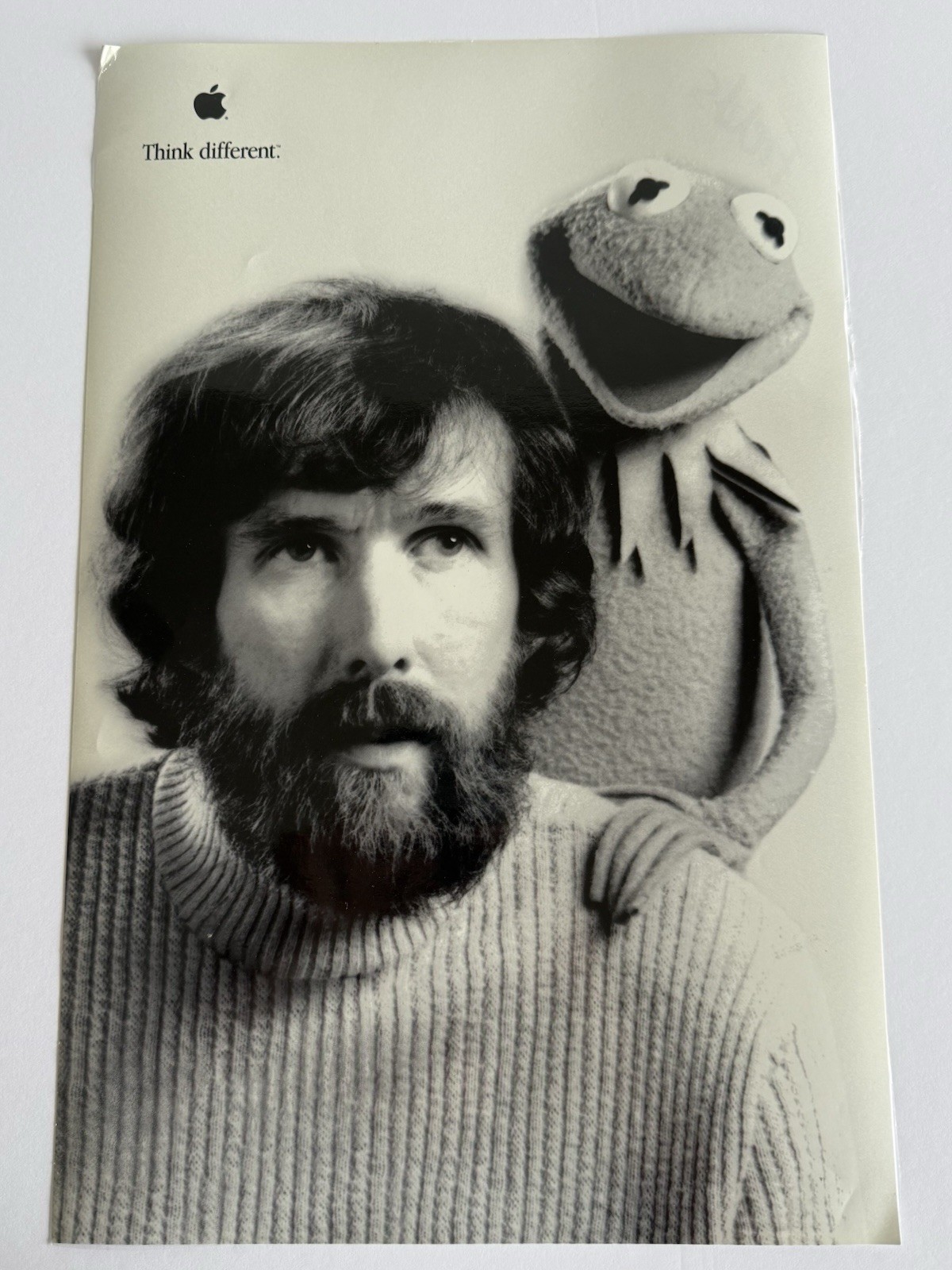 Jim Henson and Kermit Apple “Think Different” 1996 Campaign “Genius” Poster