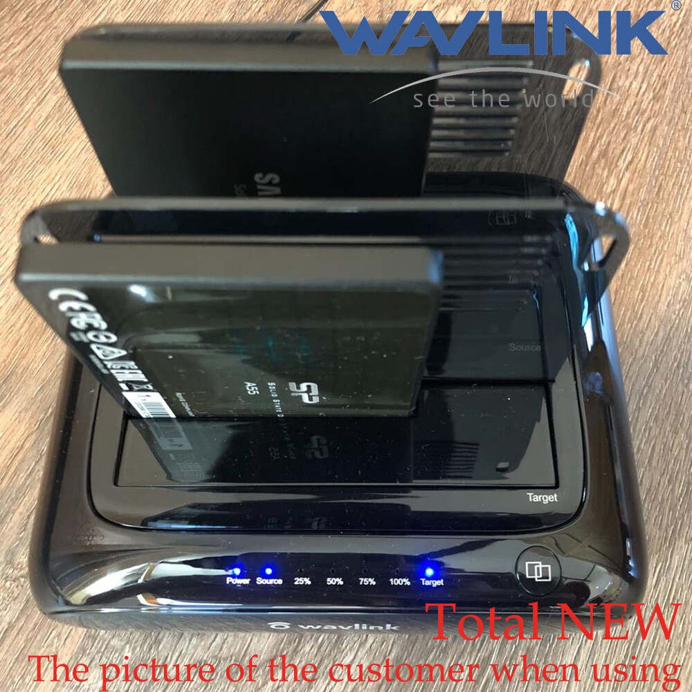 External Hard Drive Docking Station Enclosure Reader USB 3.0 to SATA I/II/III