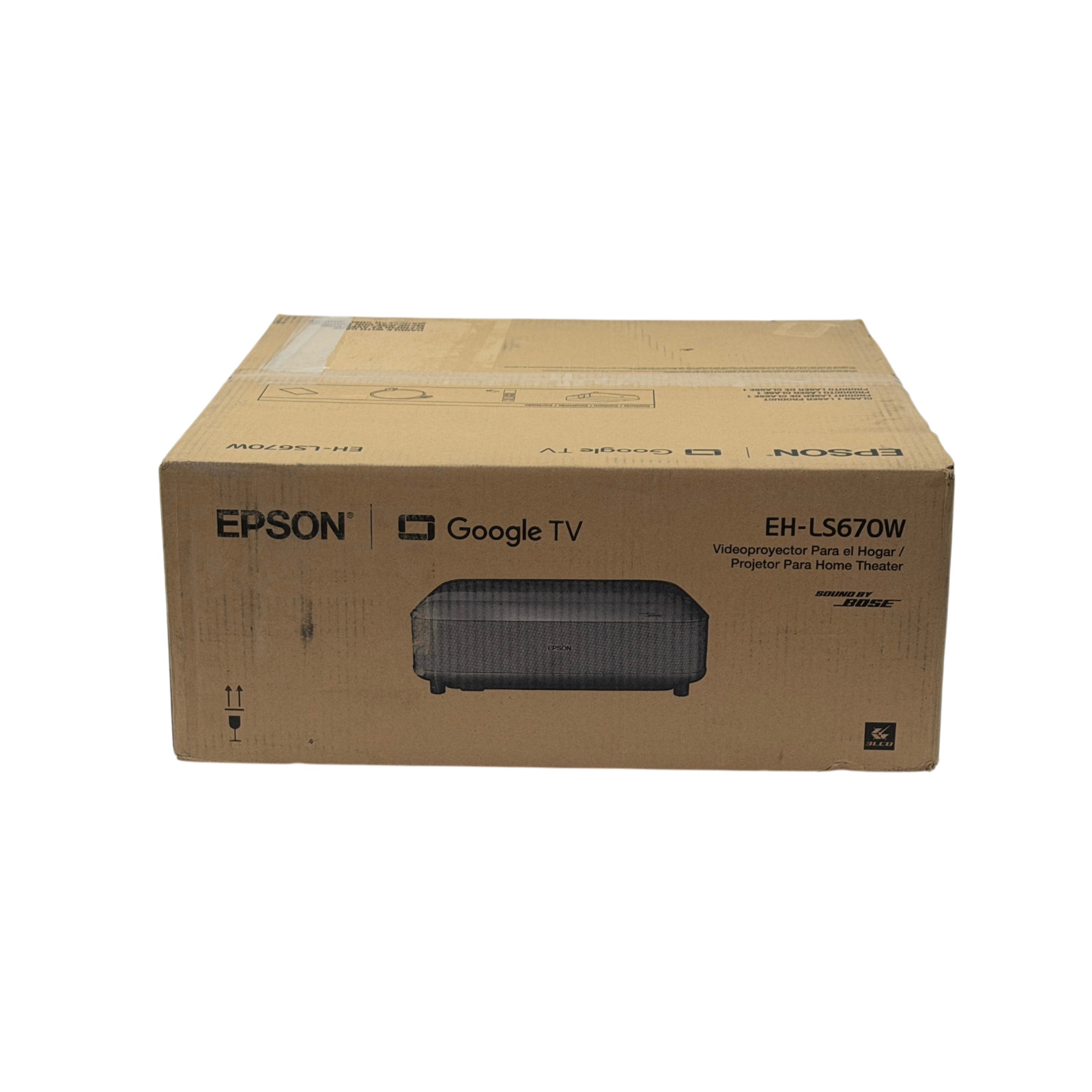 Epson Laser Projector EH-LS670WH Lifestudio Grand 4K PRO UHD Ultra Short Throw