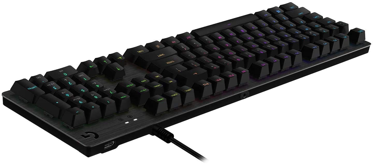 Logitech – G512 LIGHTSYNC RGB Mechanical Gaming Keyboard (Tactile) – Carbon