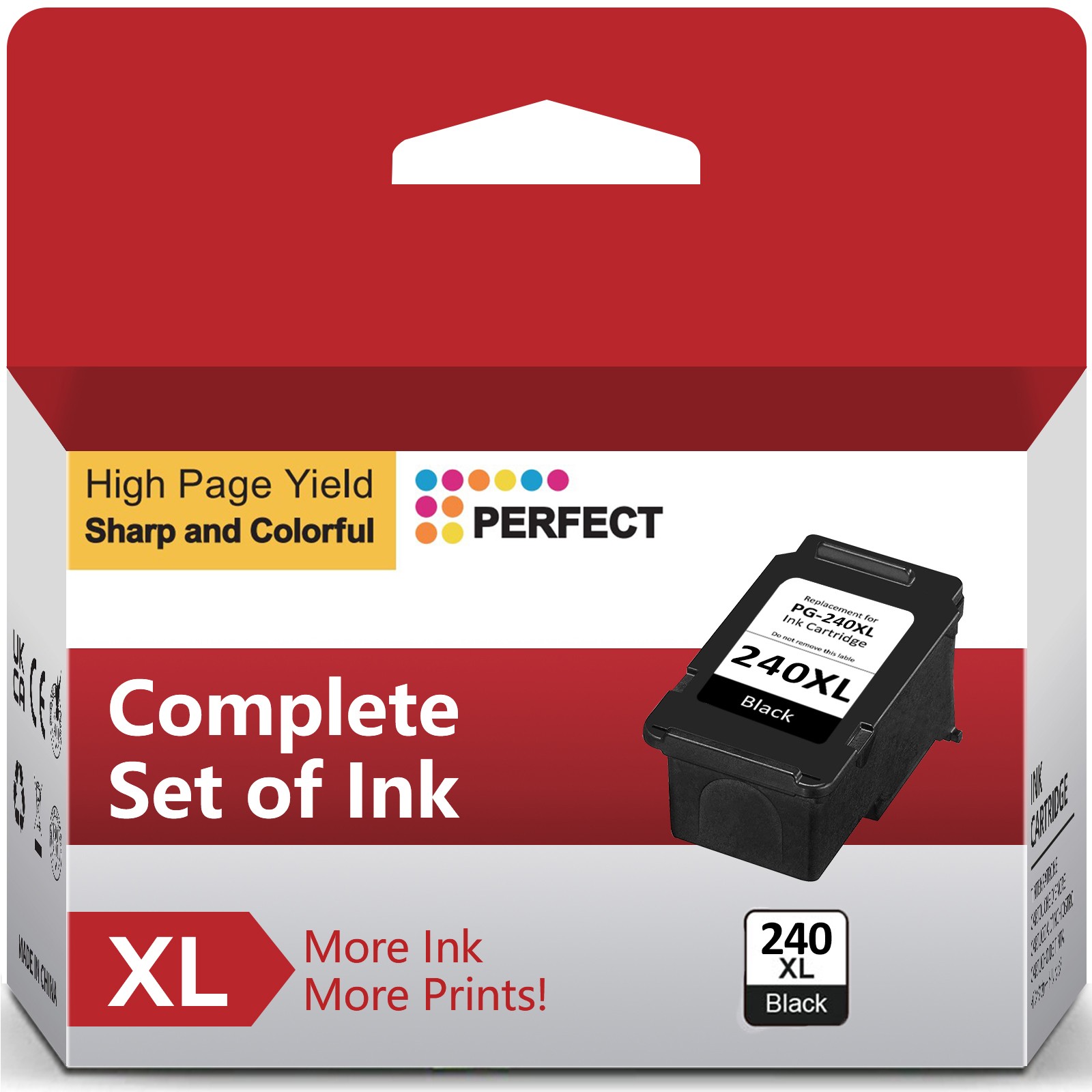 PG-240XL CL-241XL Ink Cartridges for Canon 240 241 Ink Combo PIXMA MG3600 MG3620