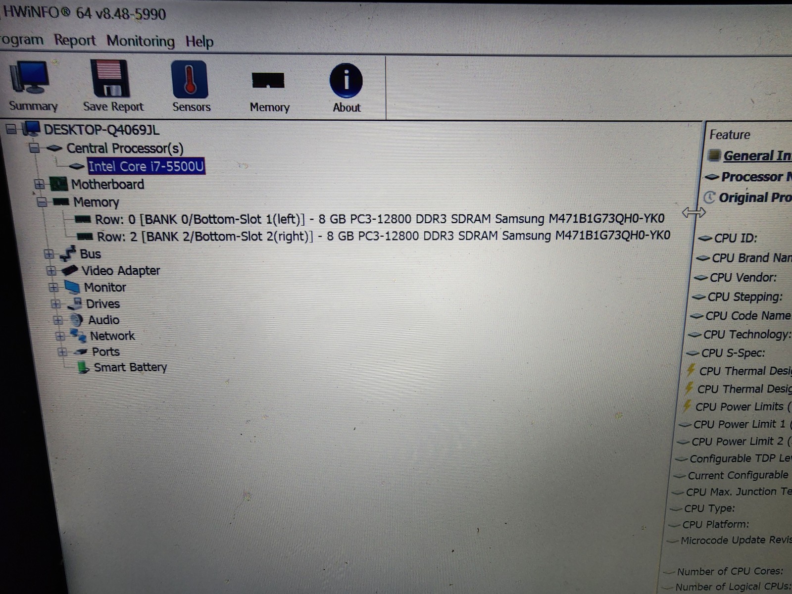 HP Envy Notebook 14 i7-5500u @2.40ghz 1TB SSD 16GB RAM 14t-u200 W10home READ!