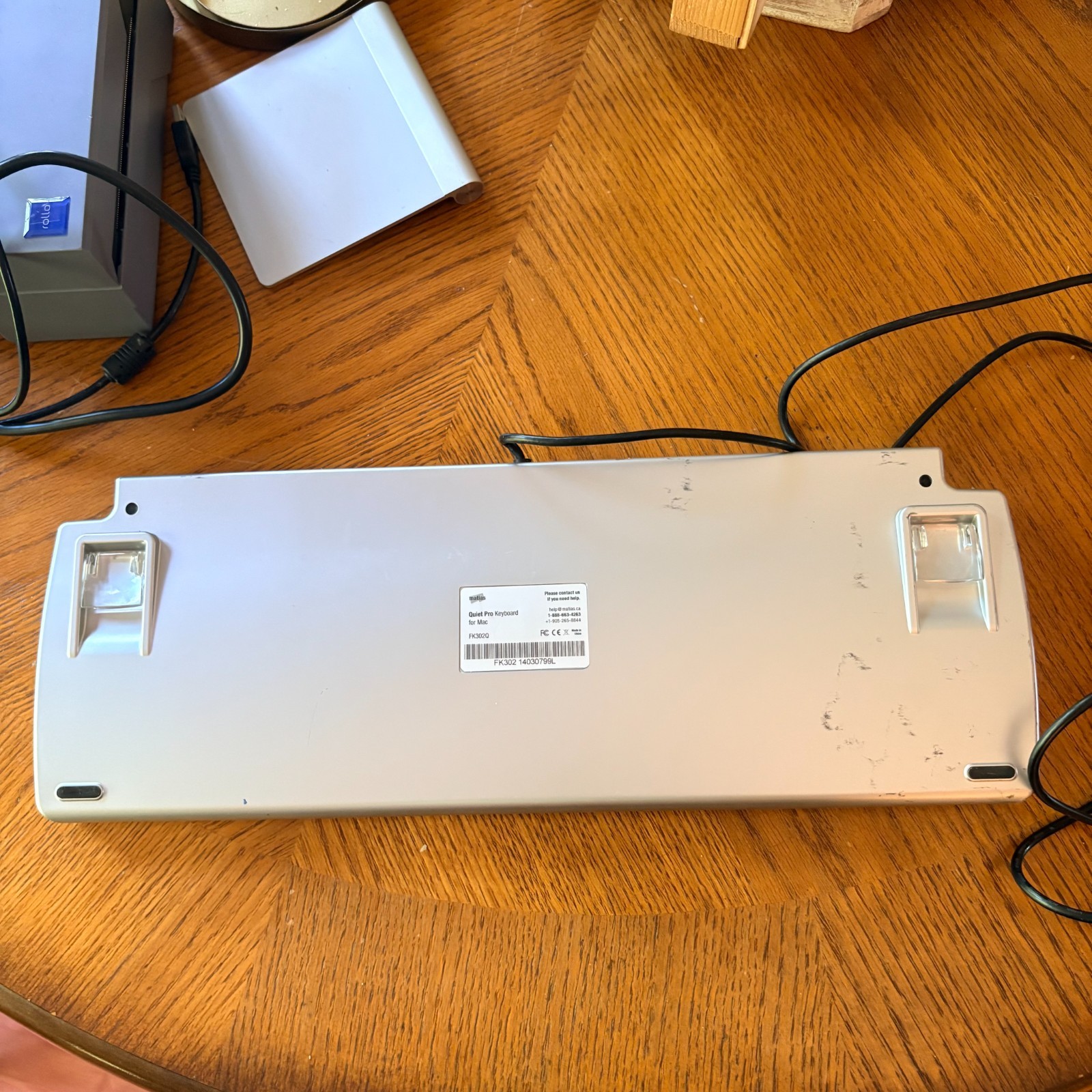 Matias Quiet Pro Wired Mac Keyboard Quiet Click FK302Q Tactile USB