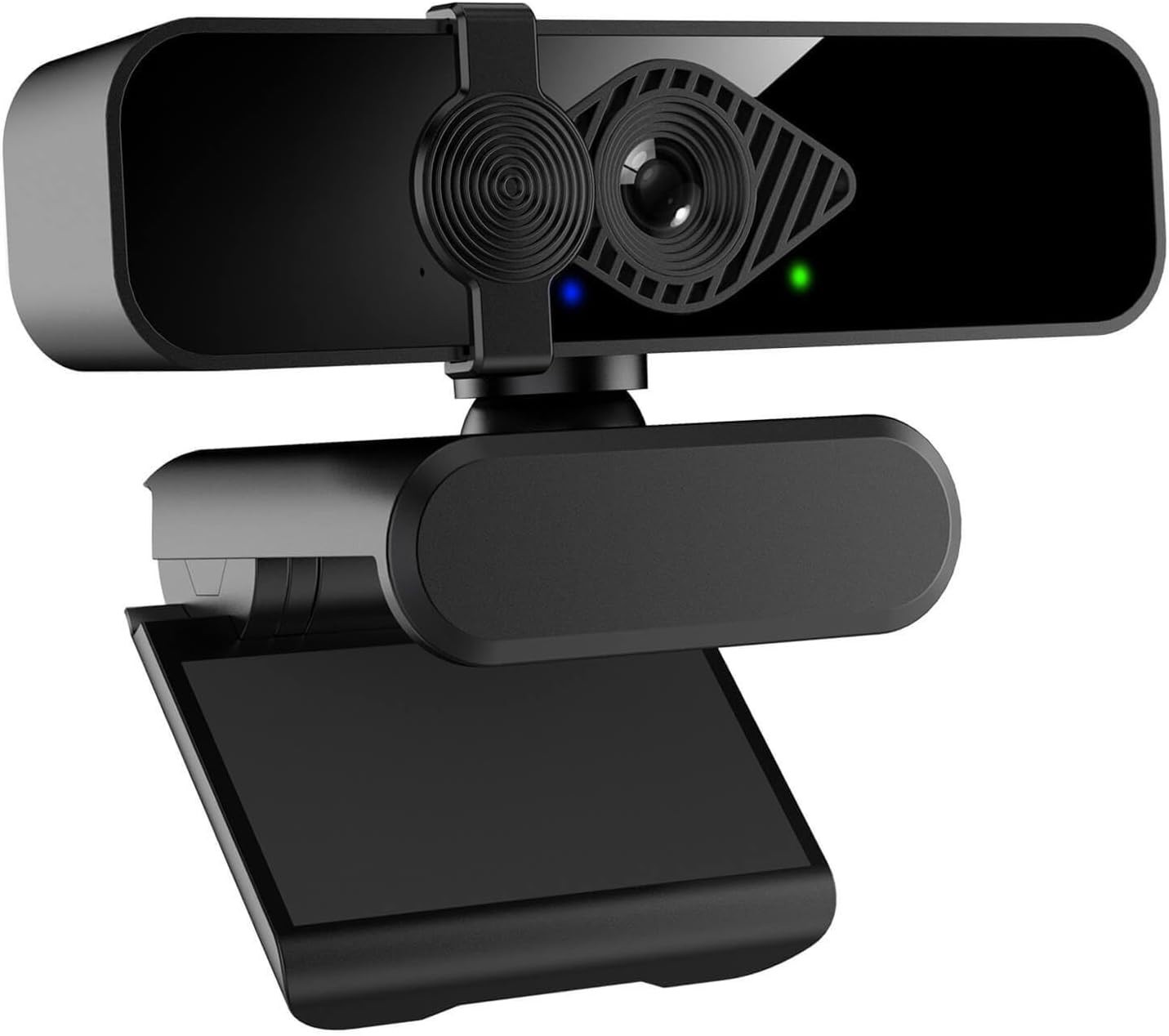 Plug-and-Play 2K Webcam, 85° View, Noise-Canceling Mic for Clear Video Calls