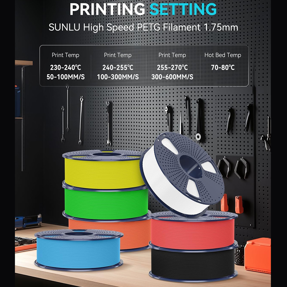 【Buy 10 Pay 6】JAYO 1.1KG PLA SILK ABS PLA+1.75mm With Spool 3D Printer Filament