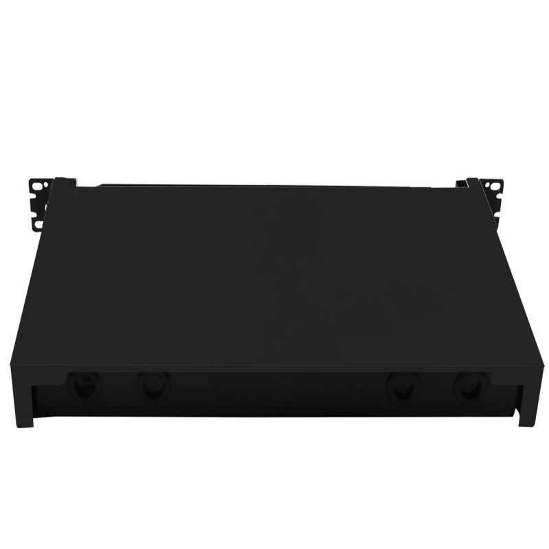 ODF 24 Port 19″ Fiber Patch Panel SC Fiber Splice Tray Box Optic Din Rail Inline
