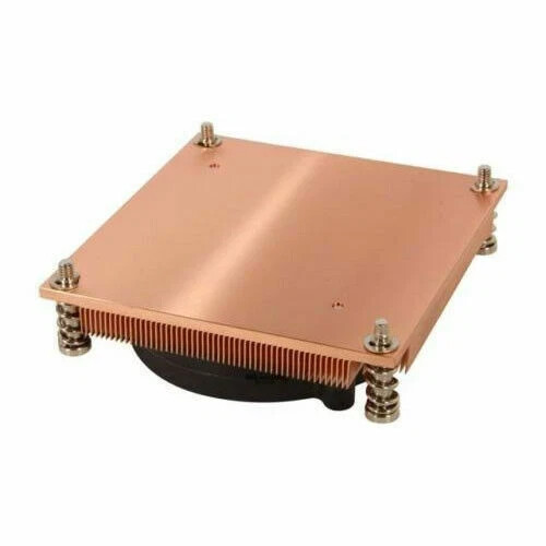 EverCool Square ILM LGA2011 V3 Low Profile 1U Copper CPU Heatsink Blower Fan