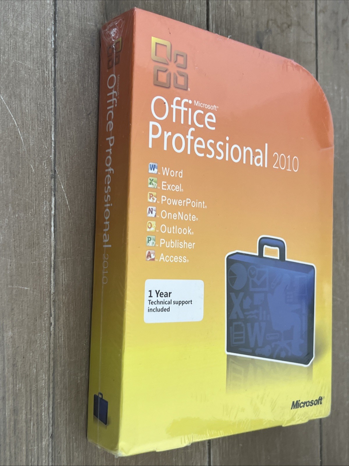 Microsoft Office Professional 2010 Full Retail Box – Factory Sealed DVD Version