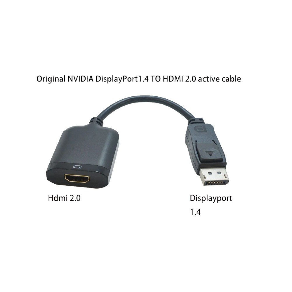 DisplayPort 1.4 (Male) To HDMI 2.0A (Female) Active Adapter (030-1314-000)