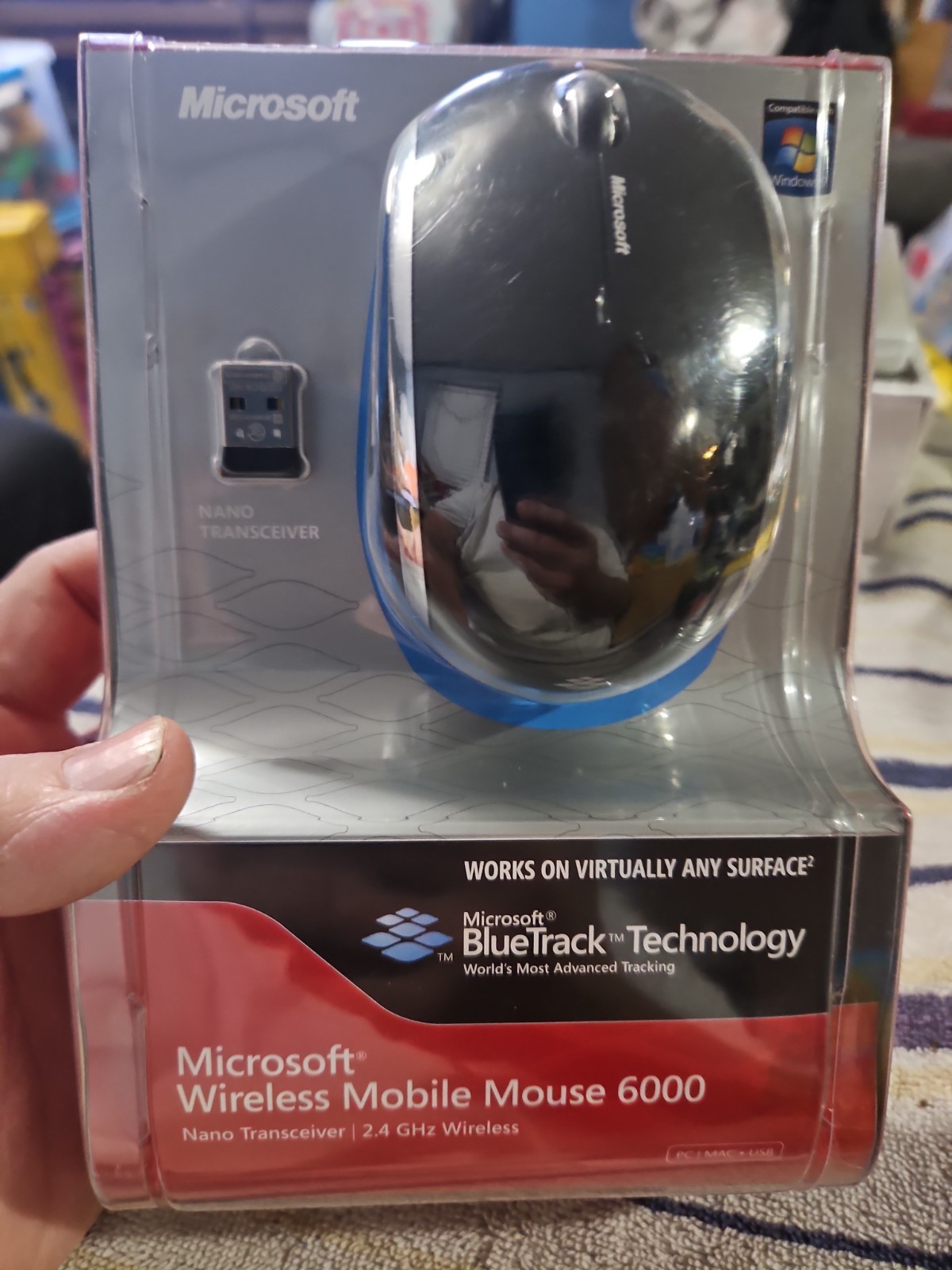 Microsoft Wireless Mobile Mouse 6000 w/BlueTrack 1383 1384 NEW/SEALED
