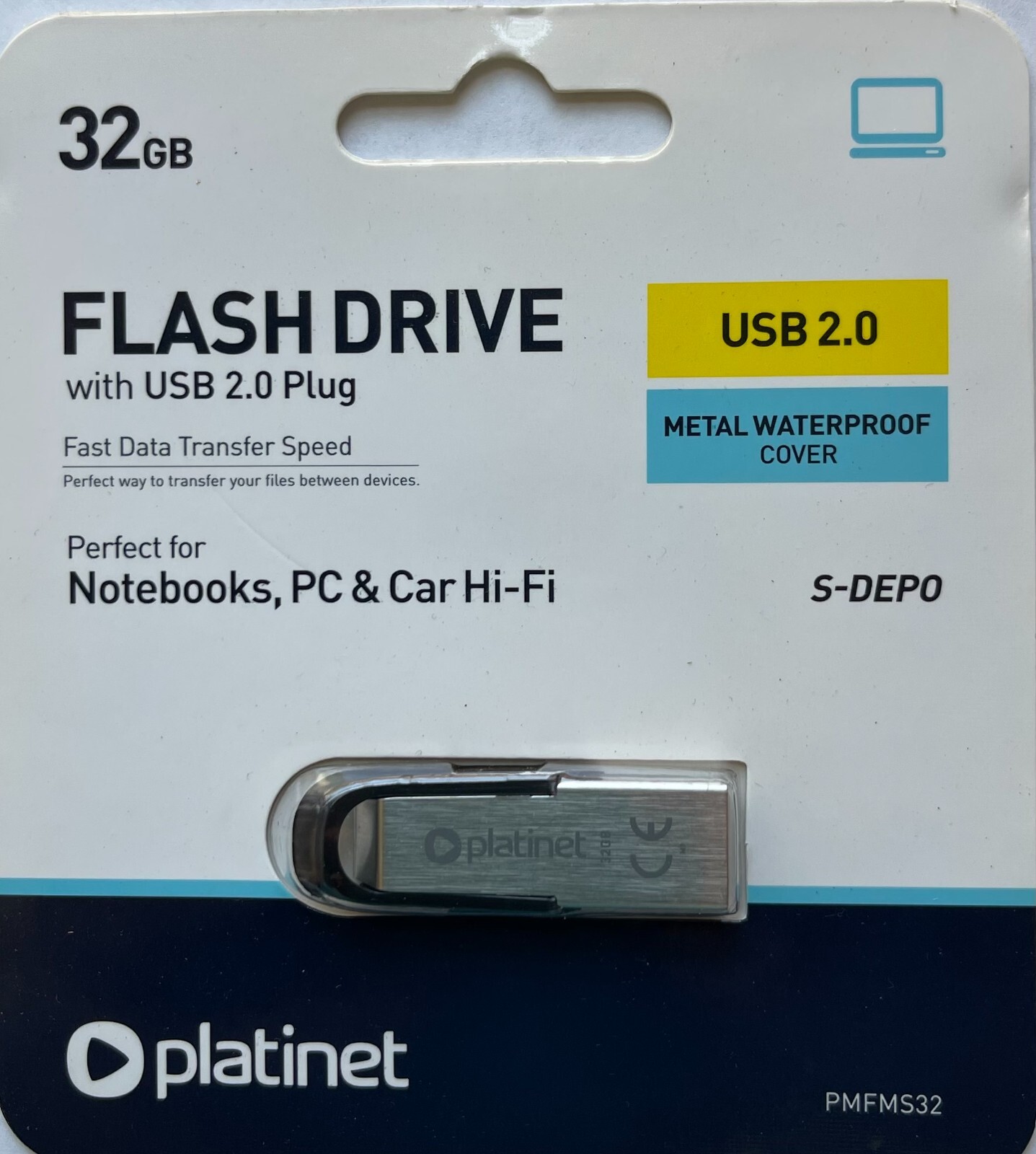 Platinet 32GB Ultra Flair USB 2 .0 Flash Drive (4 Packs) 32GB USB Thumb Drive