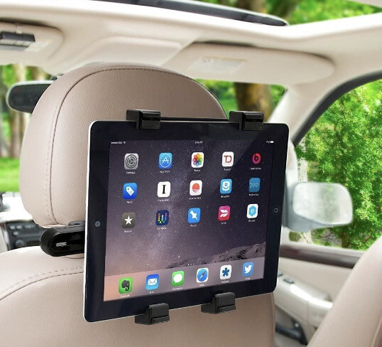 Okra 360 Degree Adjustable Car Headrest IPad / Tablet mount up to 10.1in Tablets