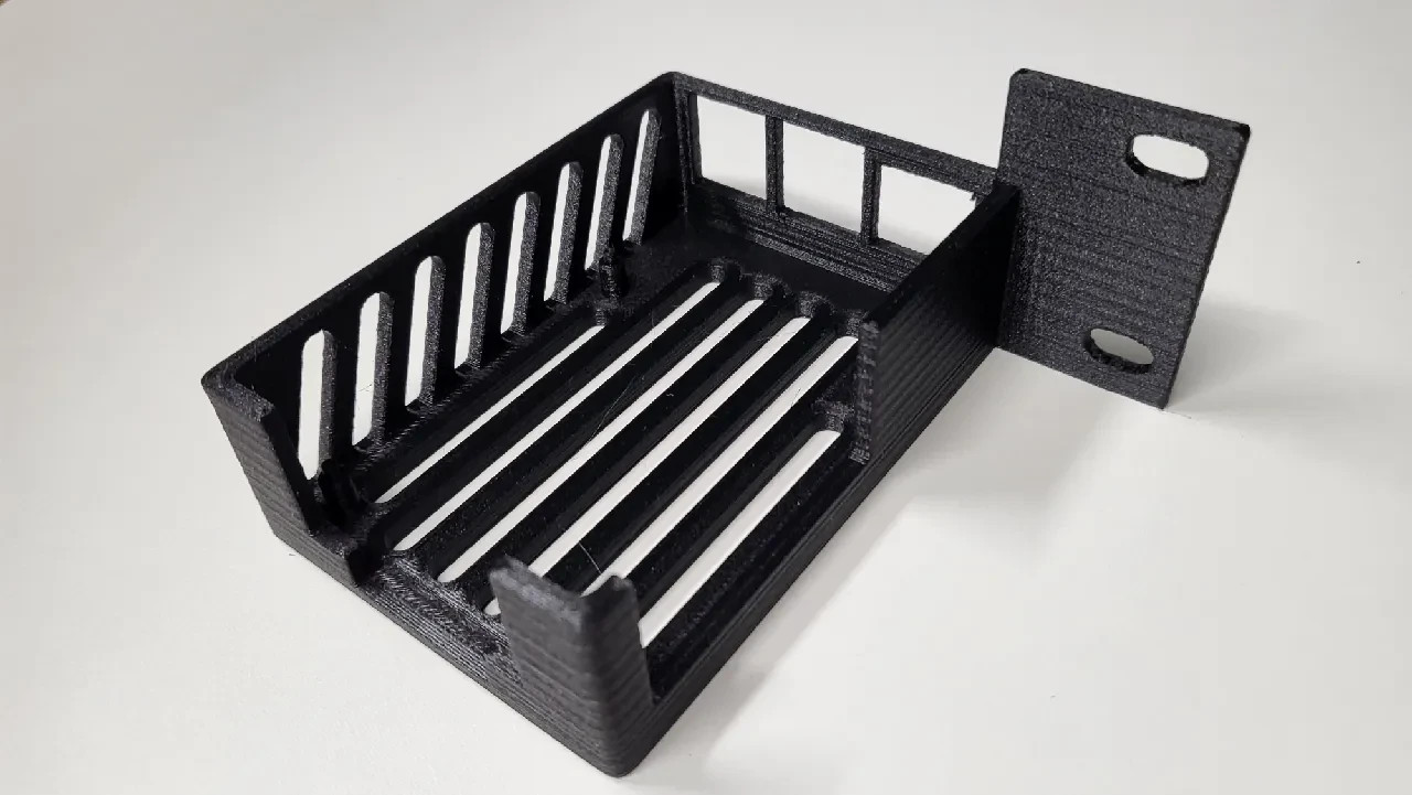 Raspberry Pi 5 Rack Mount 19-Inch Server Rack Bracket Holder RPi5 1U