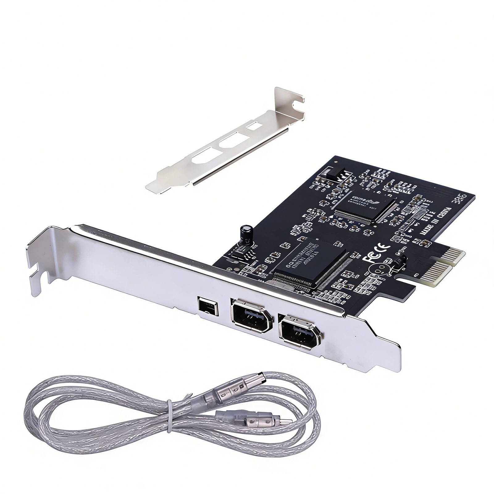New 3 Ports PCI Express 1X to External IEEE 1394 Firewire Expansion Card