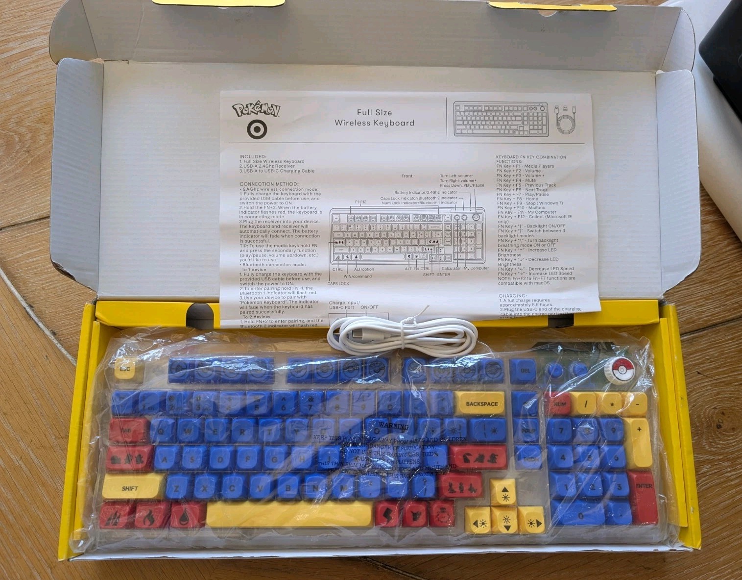 *READ* Pokémon X Target Wireless Keyboard – 30th Anniversary Limited Edition