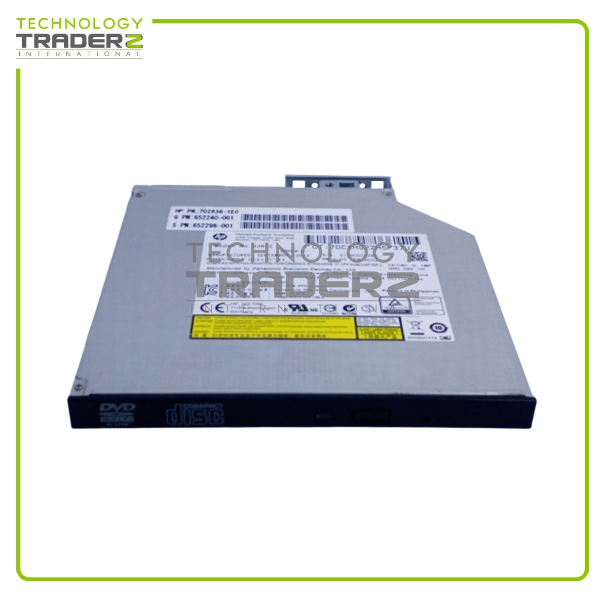 652240-001 HP 9.5mm SATA DVD Optical Drive 652296-001 UJ8B2 578039-1E1