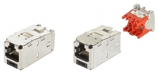 Panduit CJS5E88TGY Mini-Com® TX5e™ Shielded Jack Module, Non-Keyed Black Qty(24)