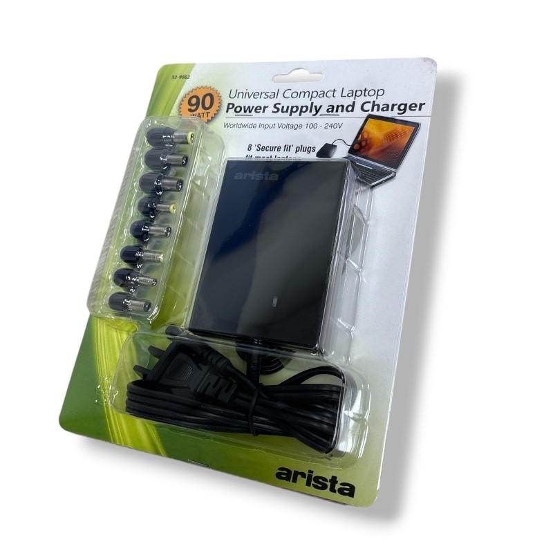 90W Universal Power Supply Charger Adapter for Laptop Notebook with 8 Tips (New)