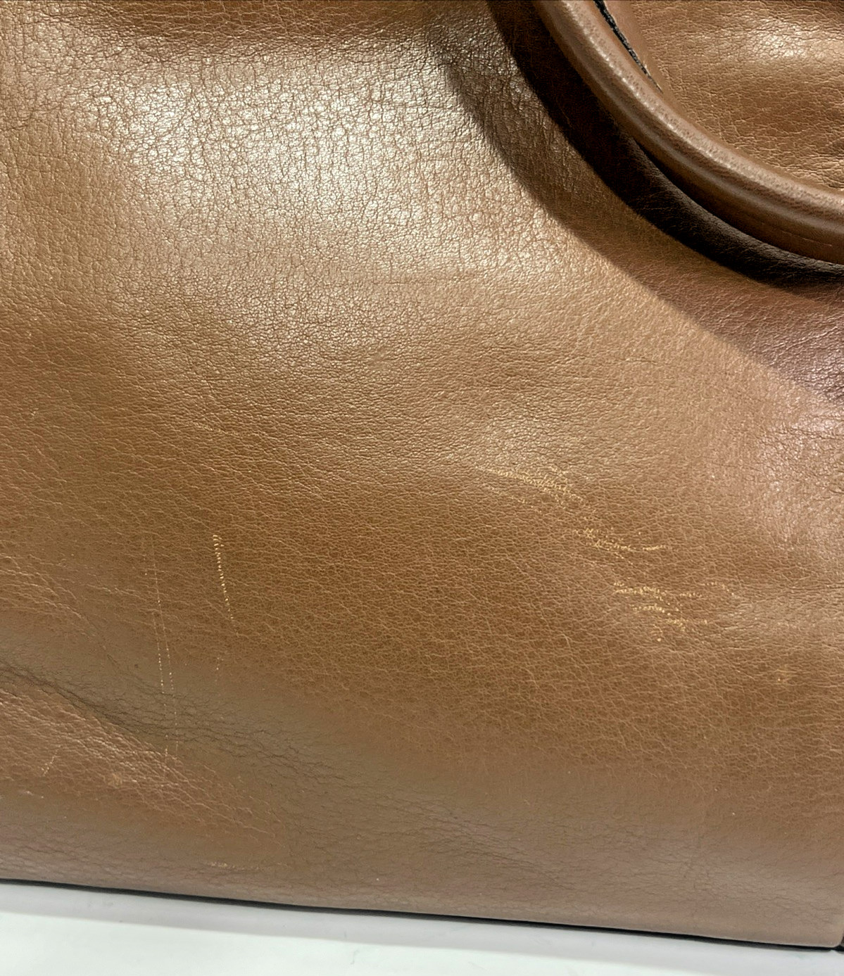 Tumi Tafton Double Zip Brown Leather Shoulder Messenger Bag 15” laptop 69714UMO