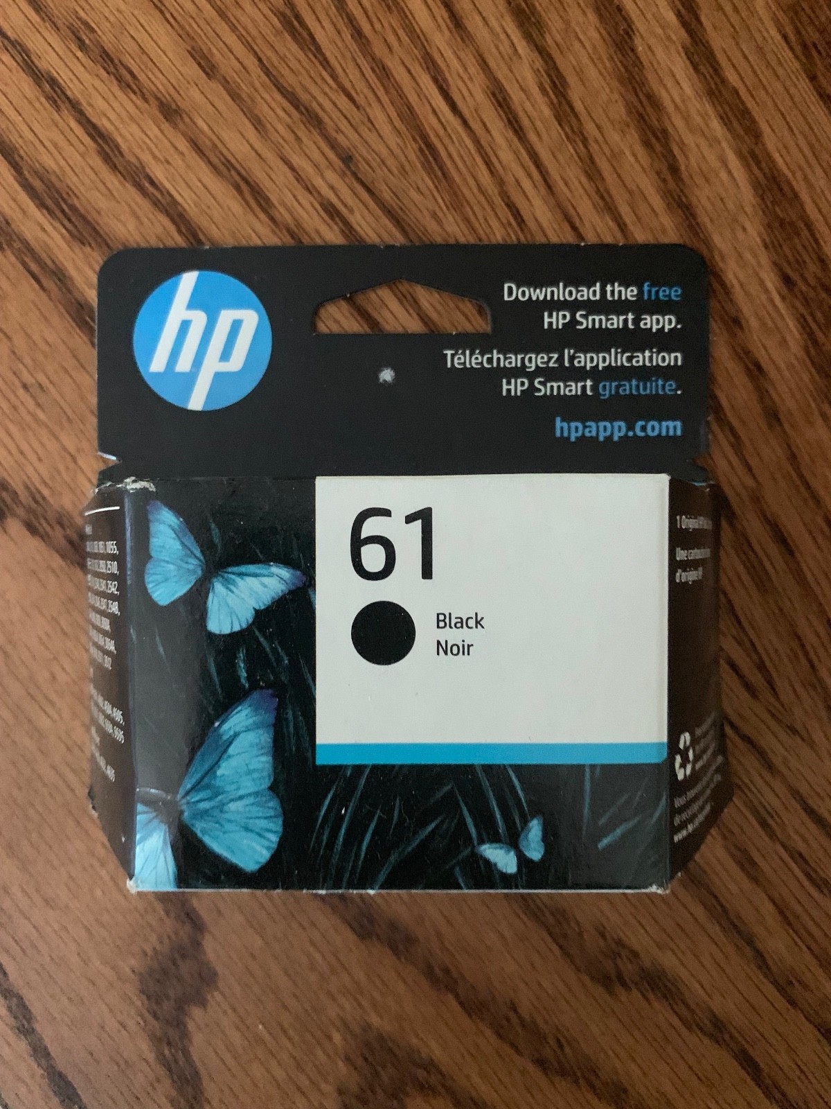 HP 61 – Black ink cartridge – Exp 11/2026 & 12/2026