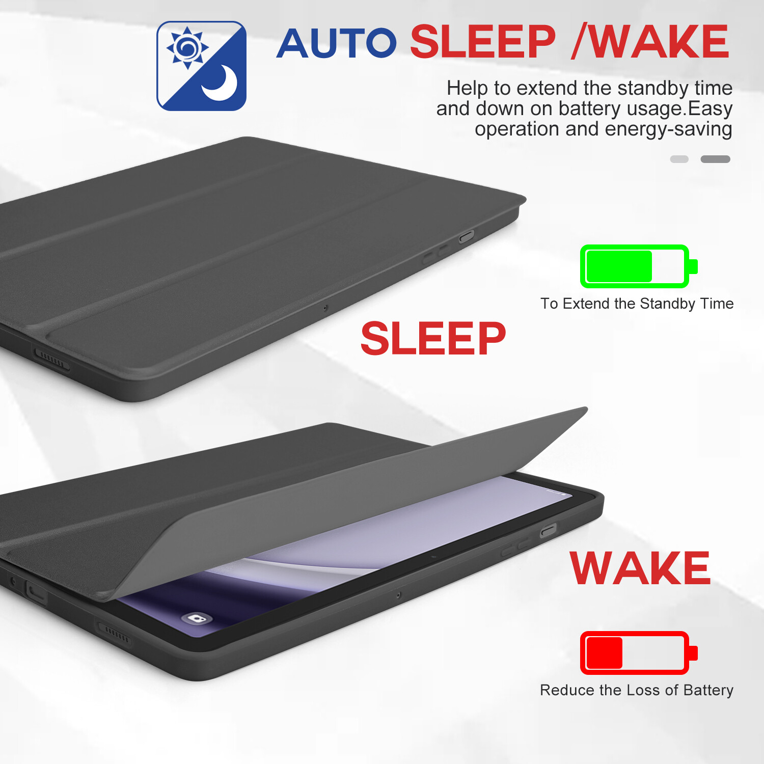Case For Samsung Galaxy Tab A11+ 2025 11″ Cover/ Tempered Glass Screen Protector