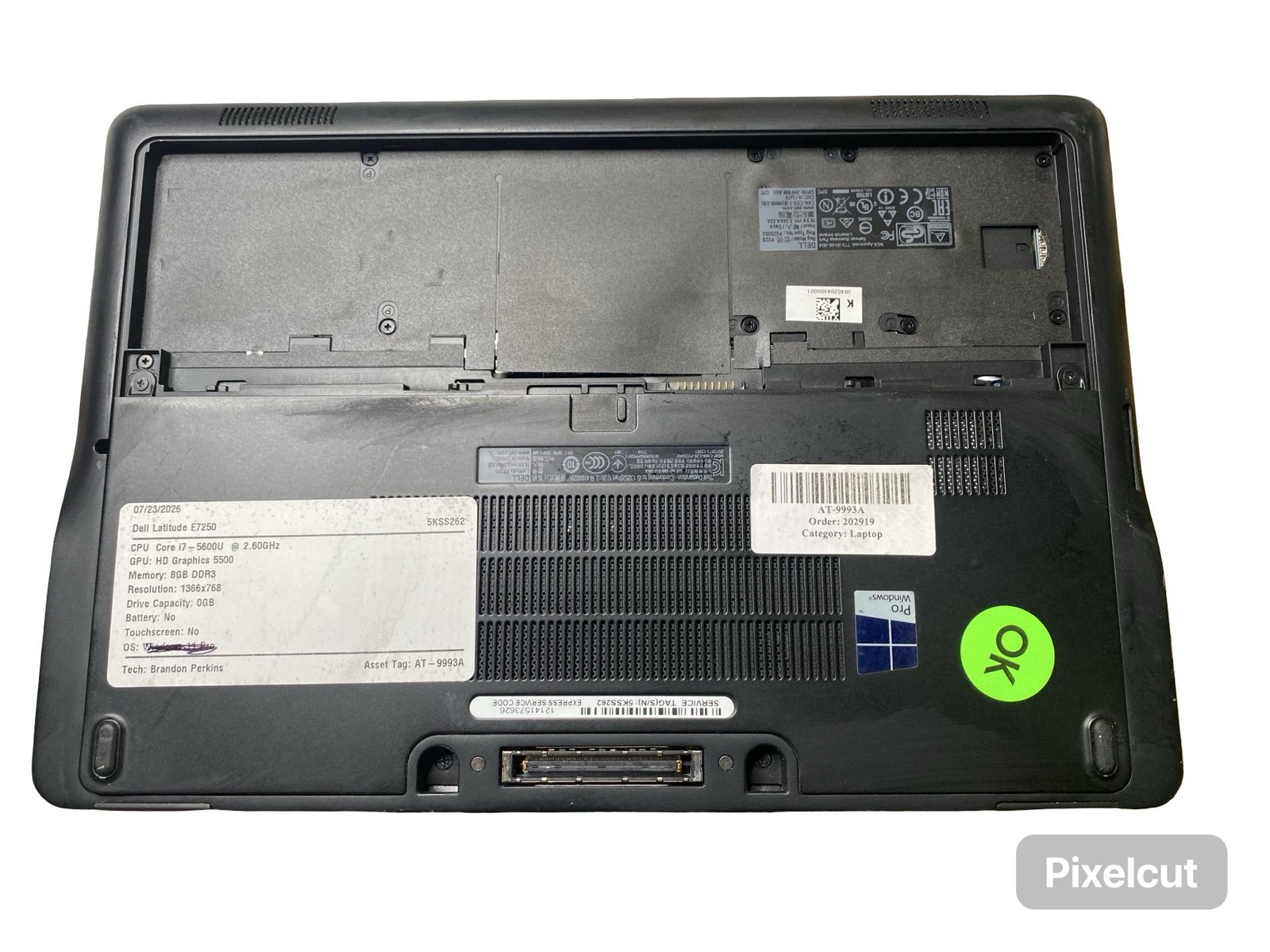 Dell Latitude e7250 i7 5600U 8GB No OS No Battery Grade D