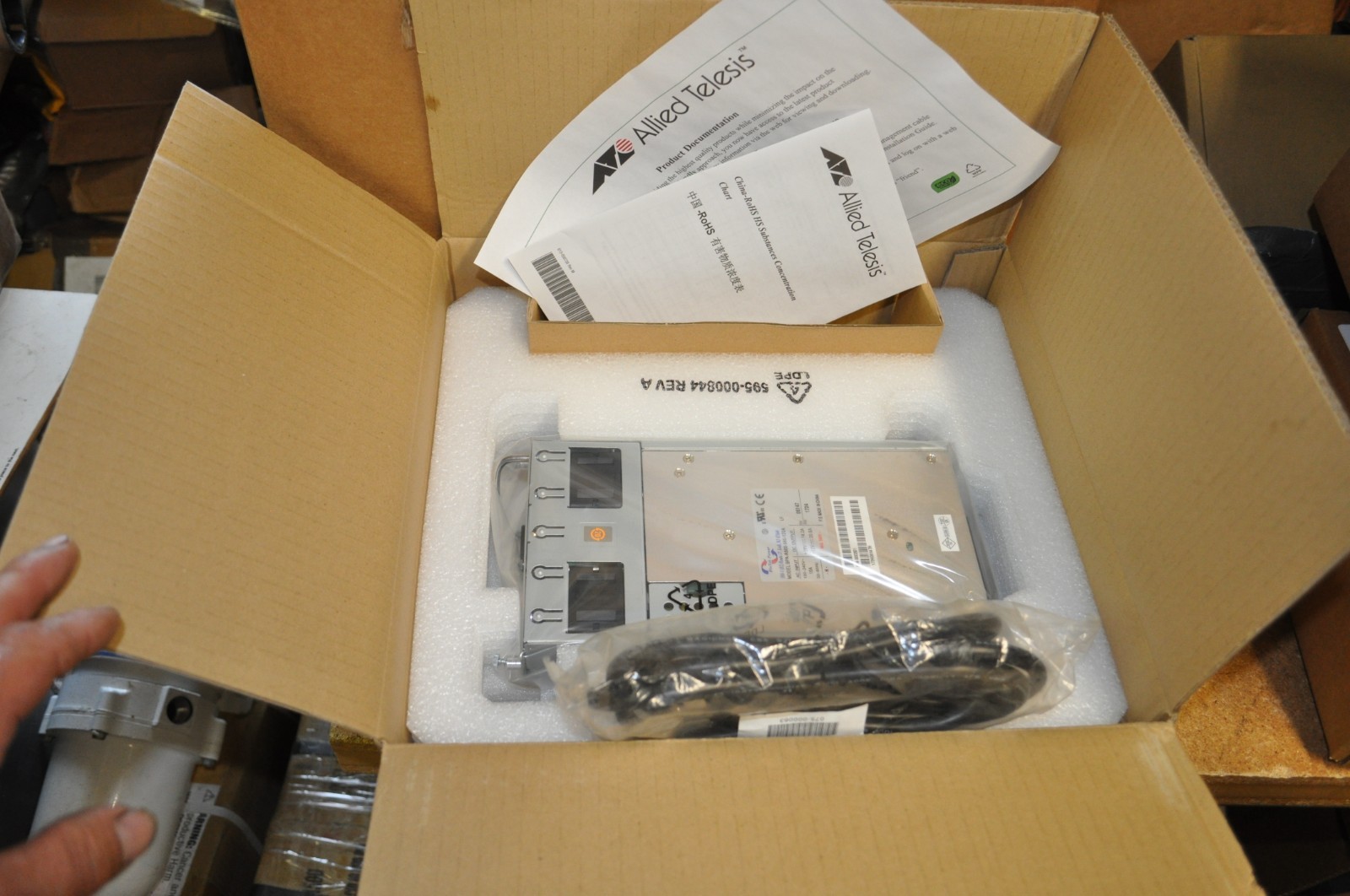 Allied Telesis AT-PWR800-10 Power Supply 56VDC 12VDC @20.4 AMPS NEW