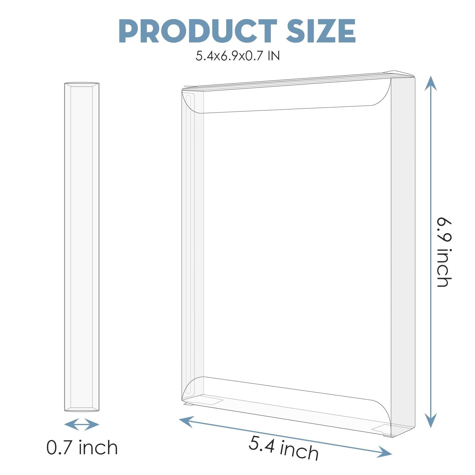 10 Steelbook Box Protectors/Protective Sleeves 5.4 x 6.9 inches, Clear