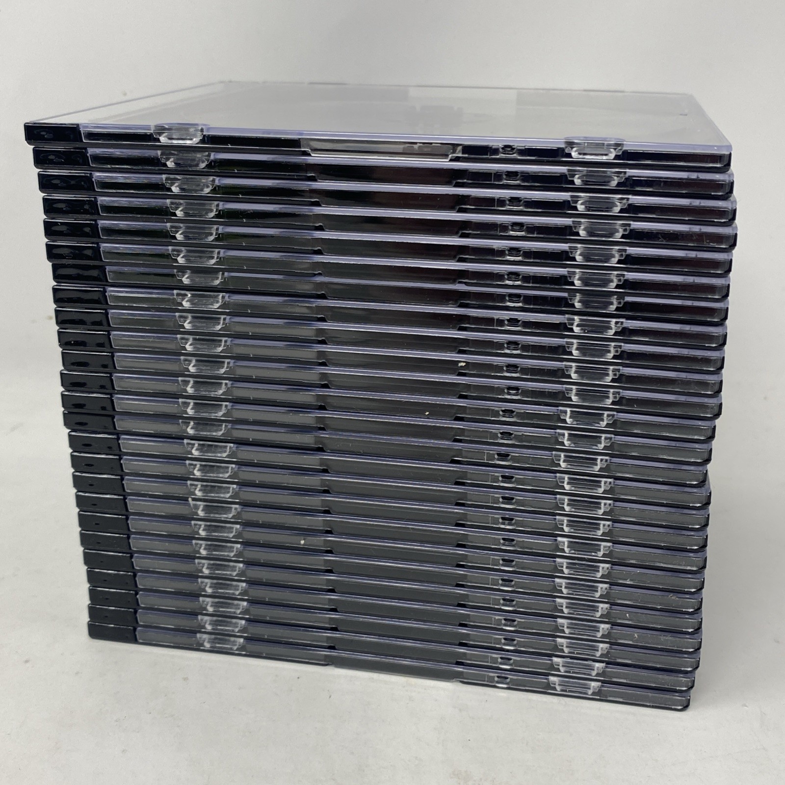 Lot Of 50 ULINE Black CD Jewel Case Standard Slimline Bulk Unused 7767