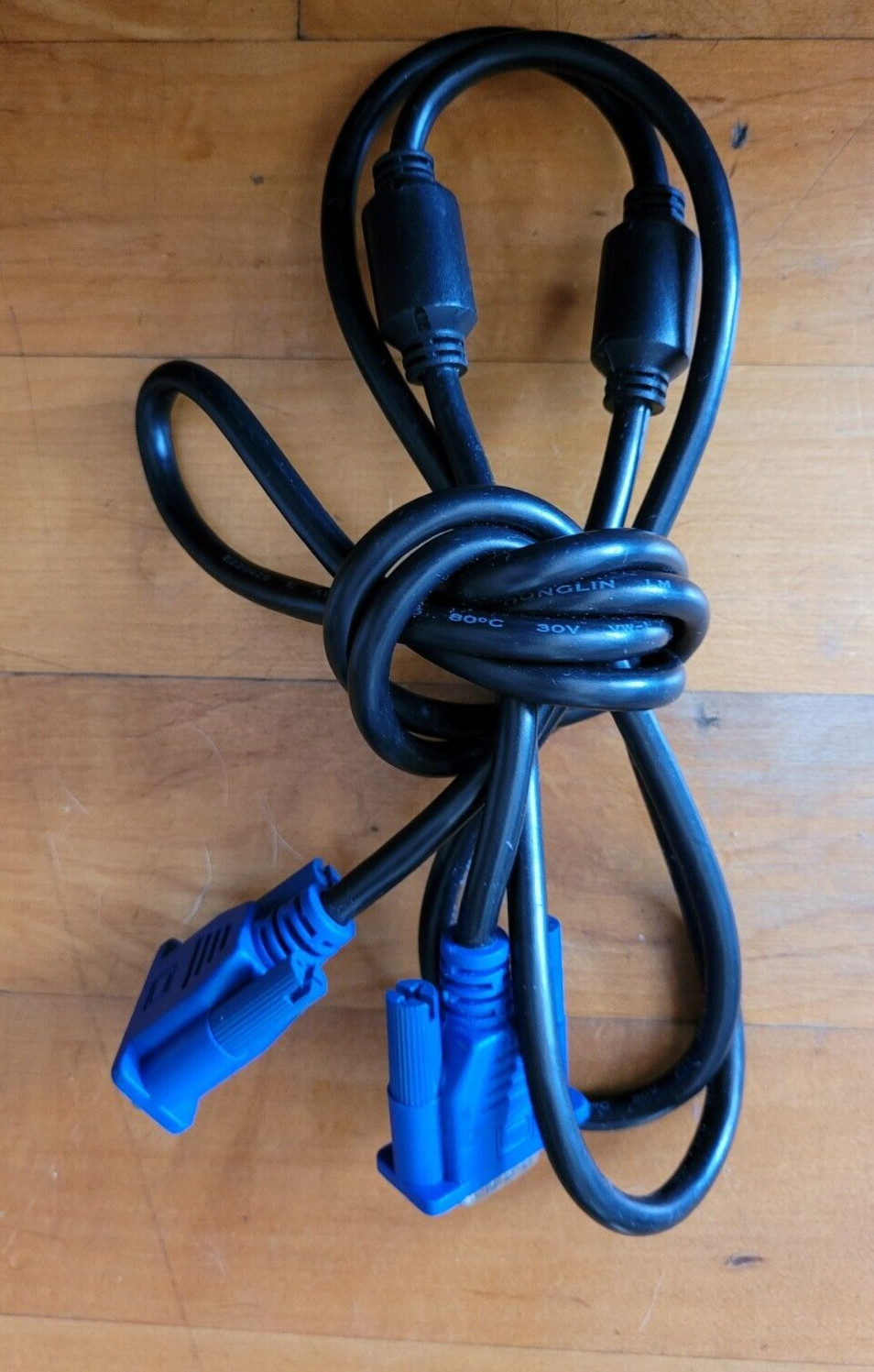 VGA SVGA 5ft. Cable Adapter Male to Male LCD PC TV
